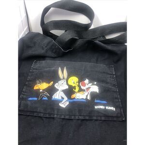 Looney Tunes Bugs Daffy Taz Tweety+ Bag/ Tote 1992 Black